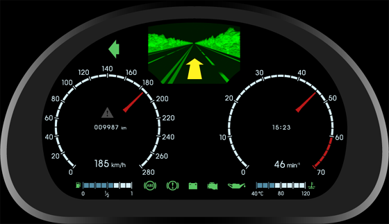 Aftermarket: Aftermarket Digital Gauge Cluster