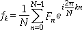 Inverse discrete Fourier transform