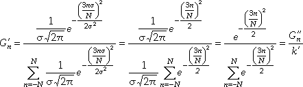 Weights calculation