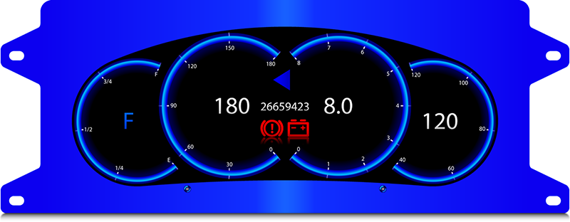 Digital instrument cluster VIC Laplace Z.