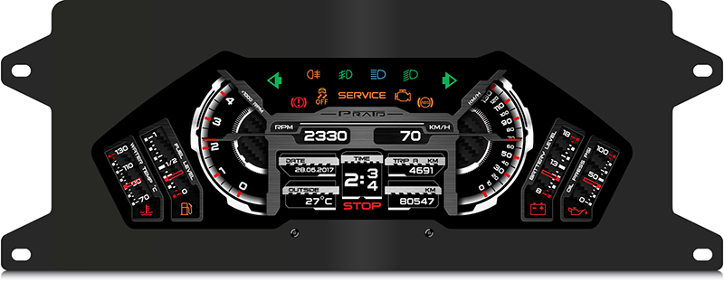 Prato Orage VIC - virtual instrument cluster