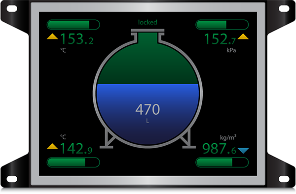 Fig. 8. Custom digital industrial panel Lomonosov Z.