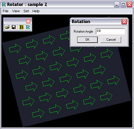 Fig. 1. Image rotation - screenshot